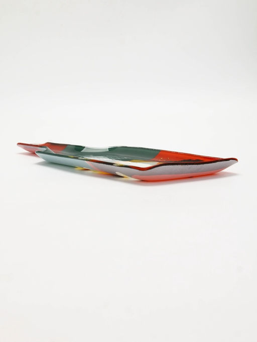 Тарелка в форме бутылки «Котик», 11.3×34.5 см