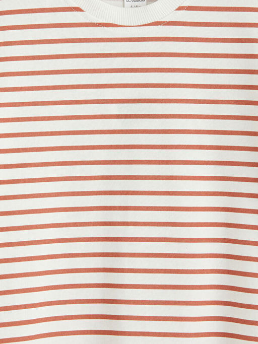 Bisiklet Yaka ?izgili Erkek ?ocuk Ti??rt