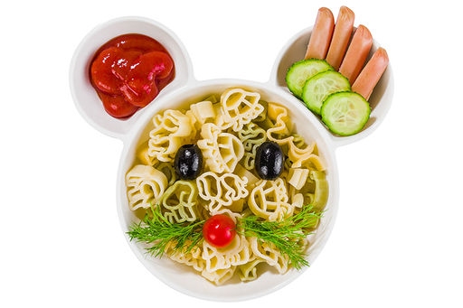 Менажница 19*17,5*3 см "Мышка" цельная 3 секции