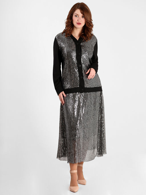 Костюм вечерний женский с кардиганом