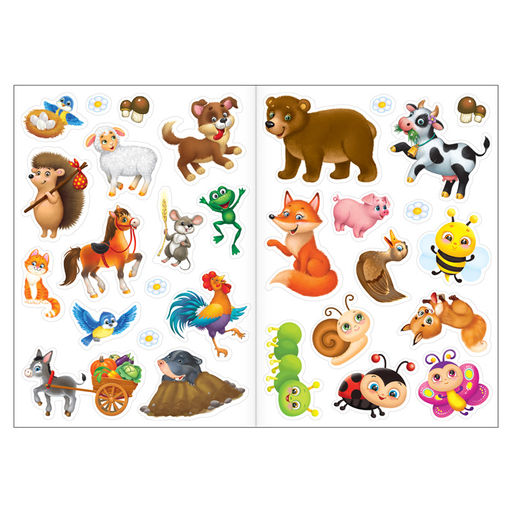 Наклейки многоразовые Загадки о животных - Буква-ленд фото 6