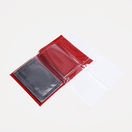 Обложка 2 в 1 для автодокументов и паспорта, красная