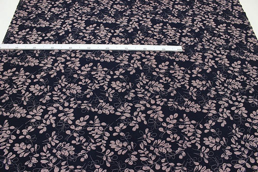 Штапель Премиум Дыхание осени цв.чернильный/розово-сиреневый, ш.1.45м, вискоза-100%, 120гр/м.кв - Купава фото 4