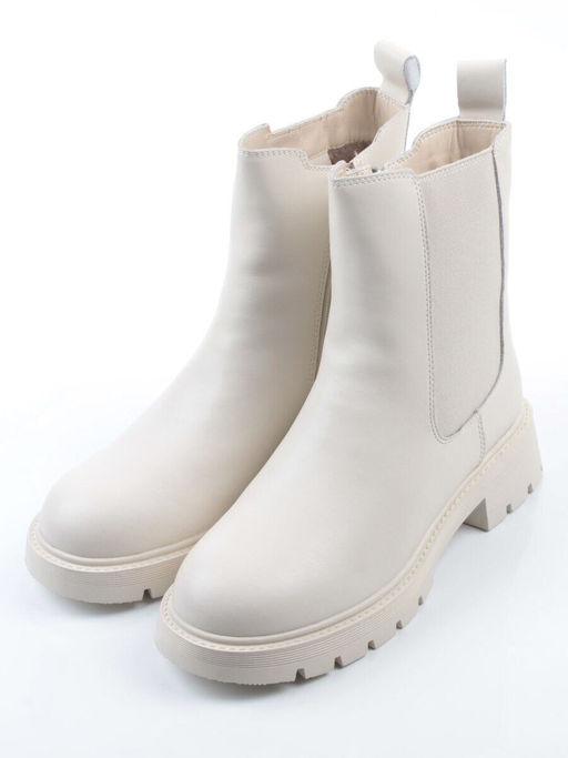 04-PAT177-2Z MILK Ботинки зимние женские (натуральная кожа, 100% шерсть)