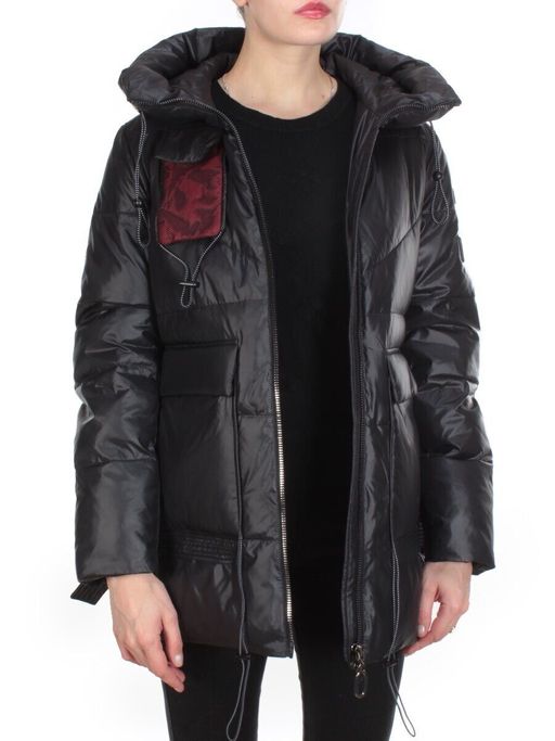 8912 BLACK Куртка зимняя женская CORUSKY (200 гр. холлофайбера) - Fashion фото 8