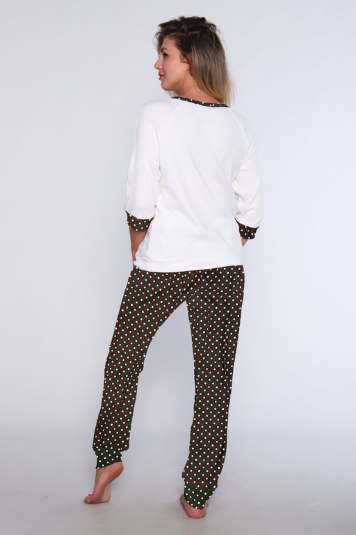 Женский домашний костюм с брюками 66