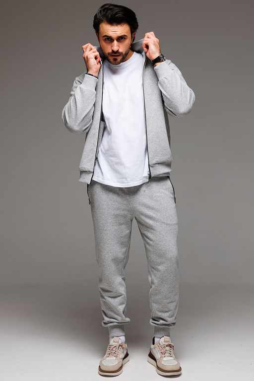 Спортивный костюм GO M3061/50-04.176-182 серый меланж - Pirs фото 4