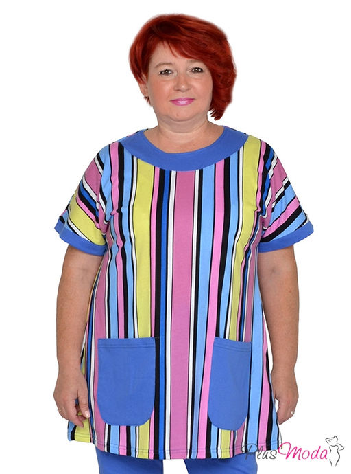 Туника Модель №1660 размеры 44-84 - Plusmoda фото 2