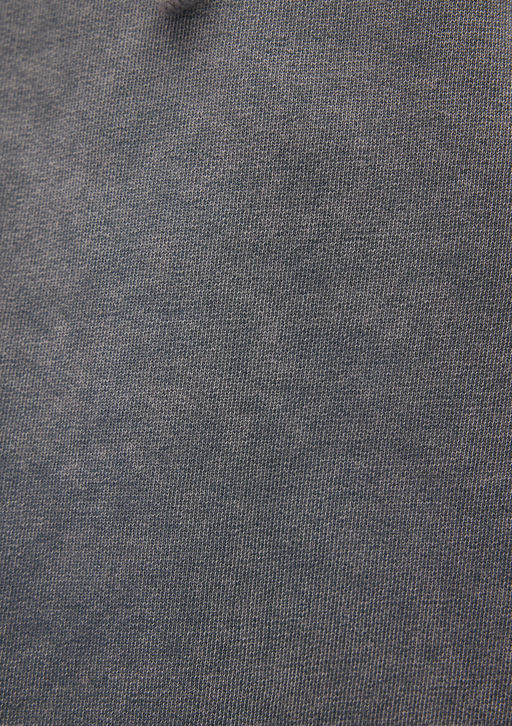 Kapusonlu Gri Sweatshirt - Mavi фото 7