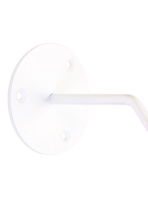 Кронштейн для кашпо с цветами «Крючок», металлический, белый