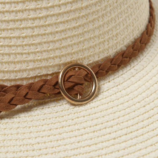 Шляпа женская MINAKU, белая, размер 58, целлюлоза 100%