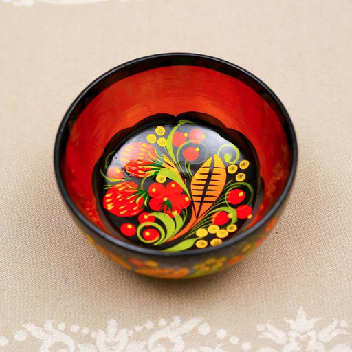 Салатник деревянный хохлома «Малый», 11×6 см