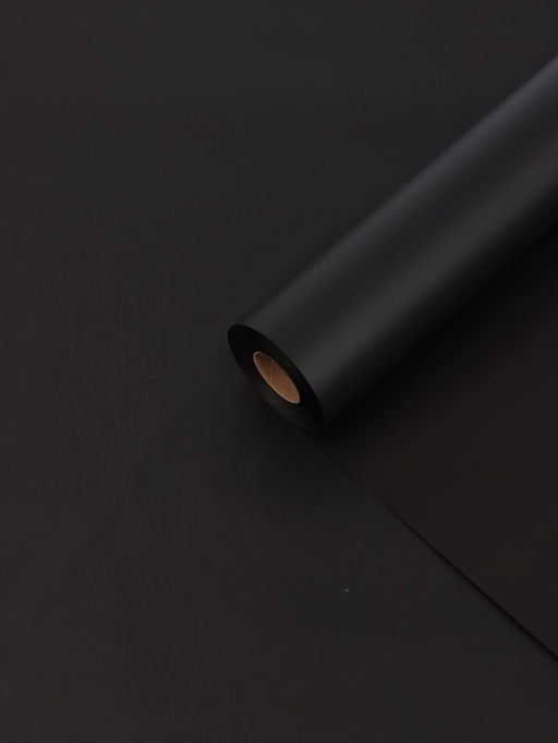 Пленка для цветов, матовая, черный, 0,57 х 30 м ±5 %, 50мкм