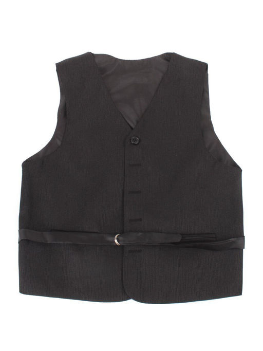 B-6 DK. GRAY Костюм тройка школьный для мальчика (65% шерсть, 35% хлопок)