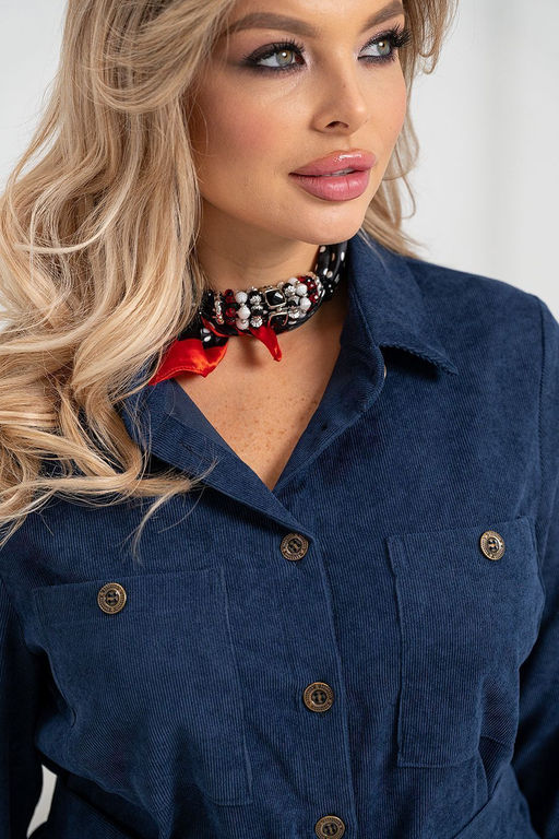 Платье А-2801 синий пион - Angelika фото 7