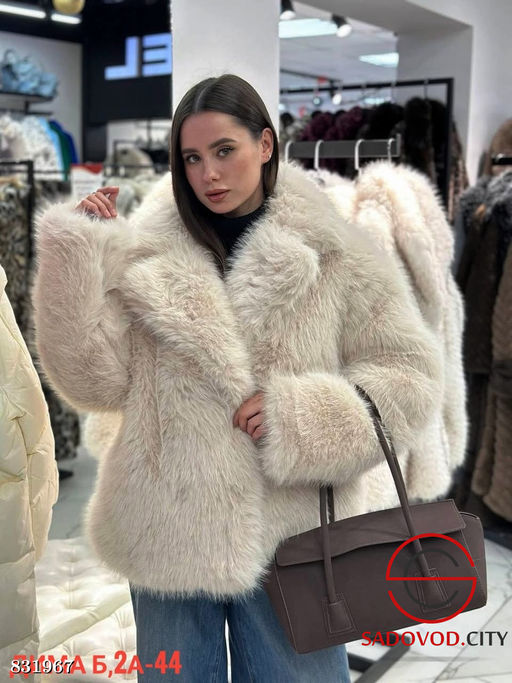 Шуба женская из искусственного меха