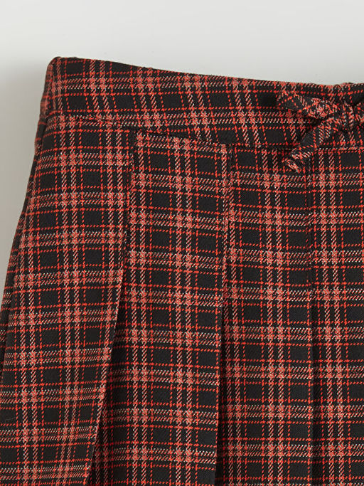 Ekose K?z ?ocuk ?ort Etek