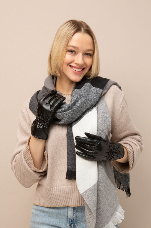 Перчатки из полиэстера с резинкой на запястье