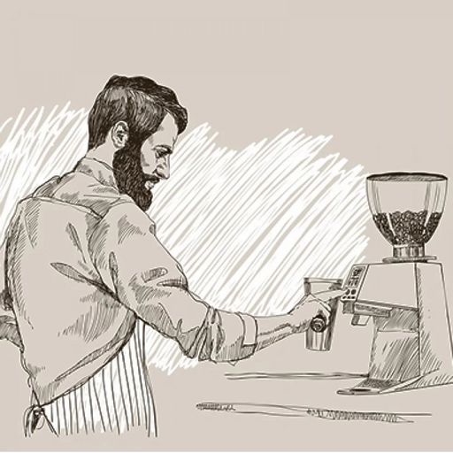 КОФЕ "ЭСПРЕССО БАРИСТА (80% АРАБИКА+20% РОБУСТА)" 0,25 кг