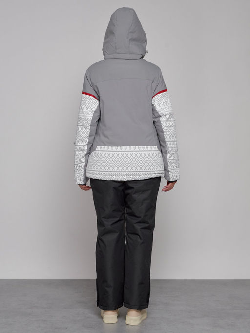 Горнолыжная куртка женская зимняя белого цвета 2272Bl - Chunmai фото 6