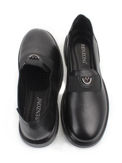 06-DHL164-1 BLACK Туфли женские (натуральная кожа)