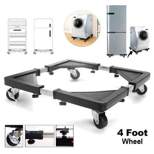 Подставка на колесах для бытовой техники Refrigerator and Washing Machine Movable Stand with Wheel - Buro фото 5