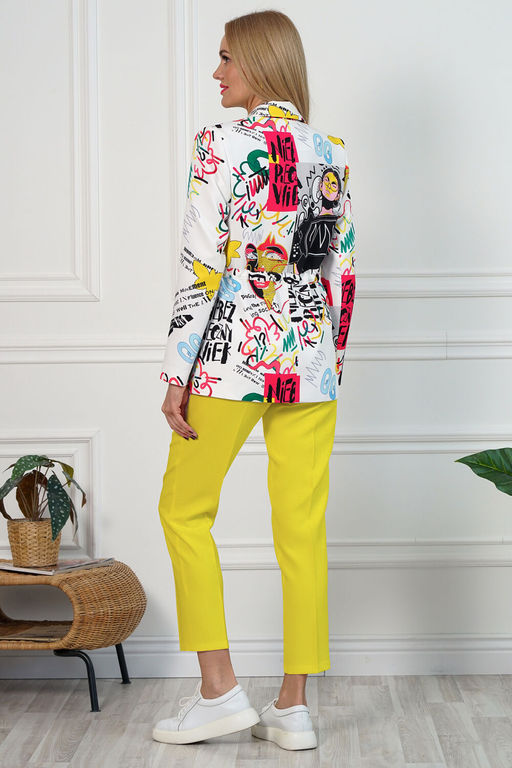 Костюм ALANI 2111 желтые брюки - Alani collection фото 2
