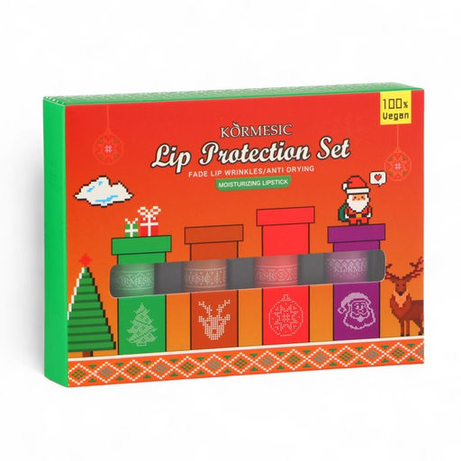 Новогодний подарочный набор косметики. Бальзамы для губ с экстрактами алоэ вера, кокосовое молоко, клубника, виноград - Simaland фото 13