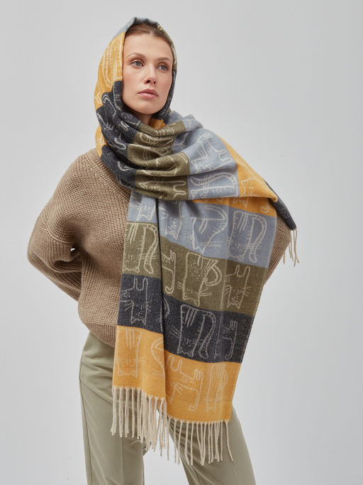 Палантин женский RH9-1556-4 - Tantino фото 11