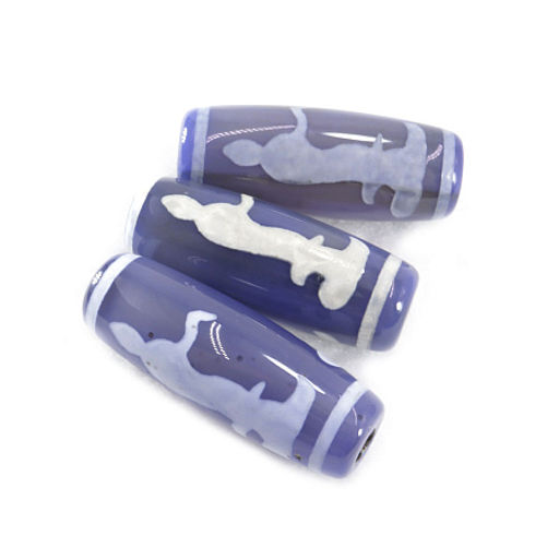 Бусина Дзи с Буддой уп-2шт символизирует защиту и достижение цели