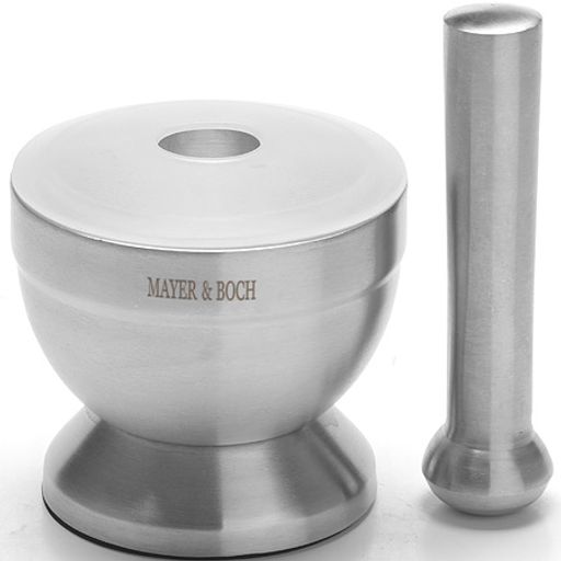 27439 Ступка нержавейка с силиконов.крышкой 250мл МВ (х18)