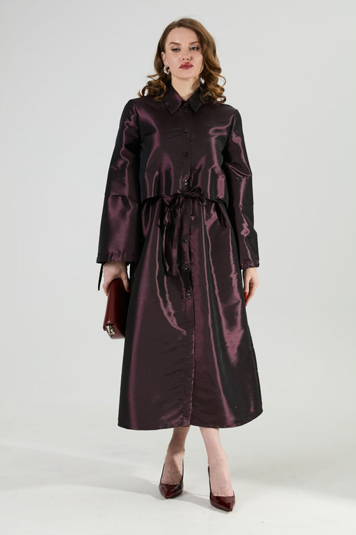 Платье NIKVA н944-9 сливовый  фото 8