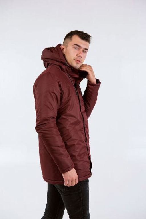 Парка мужская Мембрана бордовый