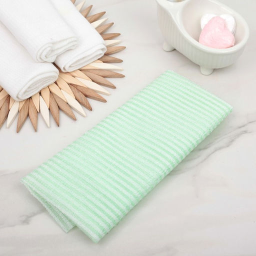 Цена за 12 шт. Мочалка для тела Доляна «Японская», 90 см, в полоску, МИКС