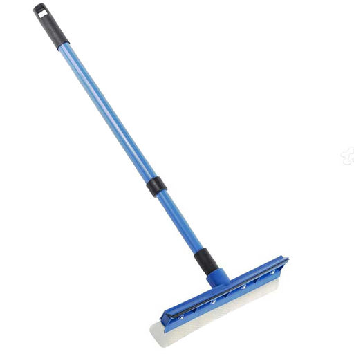 Стеклоочиститель с телескоп.мет.ручкой 20х75см (губка, сгон)