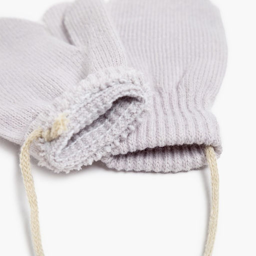 Варежки детские однослойные MINAKU «Однотонные», серые, размер 14 (4-5 лет)