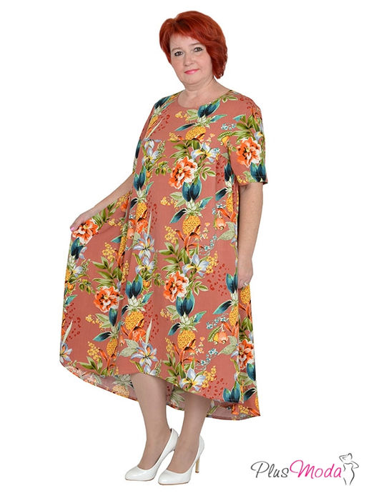 Платье Модель №1255 размеры 44-84 - Plusmoda фото 2