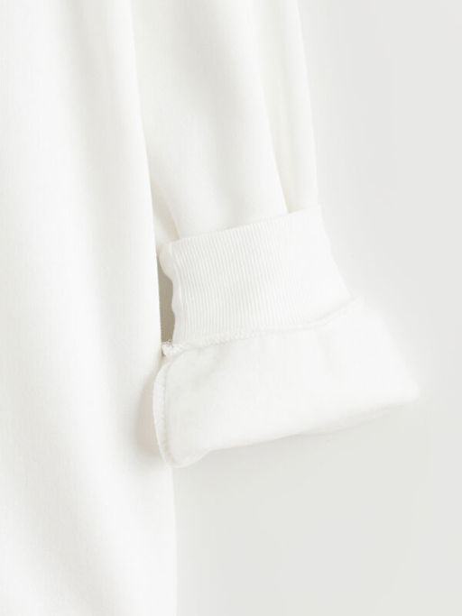 Bisiklet Yaka Bask?l? K?z ?ocuk Kal?n Sweatshirt - Waikiki фото 3