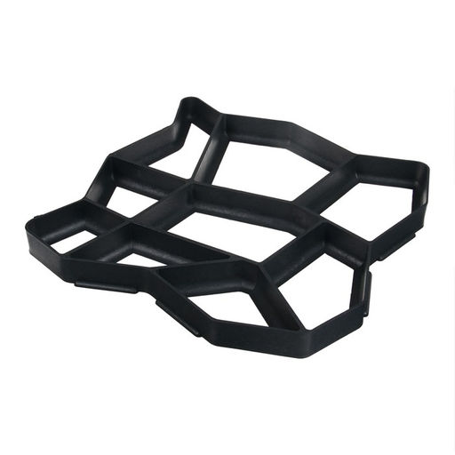 Форма для садовой дорожки, 42×42×4 см, чёрная