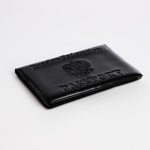Обложка для паспорта, цвет чёрный - Simaland фото 3