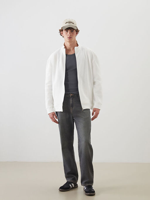Loose Fit Erkek Jean Pantolon