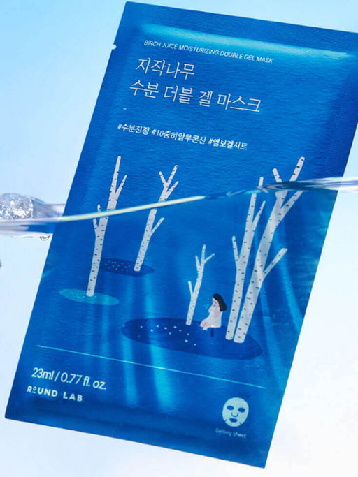 Round Lab Охлаждающая гелевая маска с берёзовым соком / Birch Juice Moisturizing Double Gel Mask, 23 мл