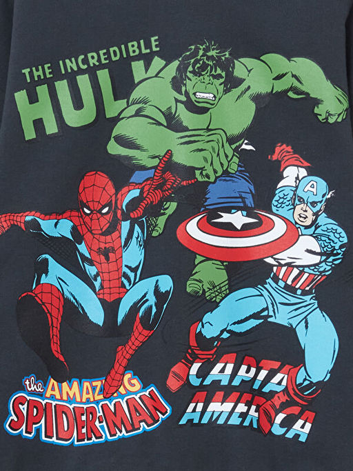 Spider-Man Bask?l? Erkek ?ocuk Sweatshirt ve E?ofman Alt 2li