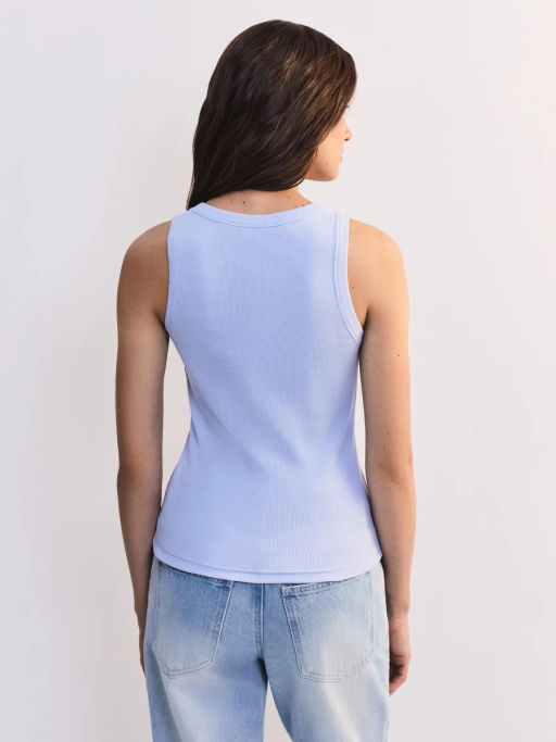 Базовая майка с вырезом халтер TOP0526-41 / Zarina