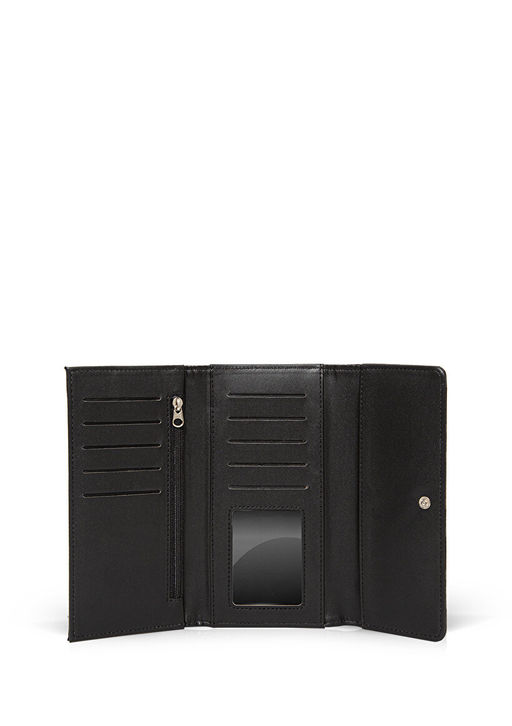 M Logo Bask?l? Siyah Cuzdan - Mavi фото 4