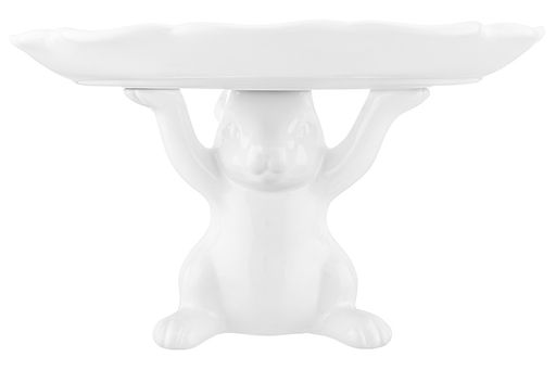 Блюдо для сервировки 29,5*29,5*17,7 см Кролик на подставке - Elan gallery фото 21