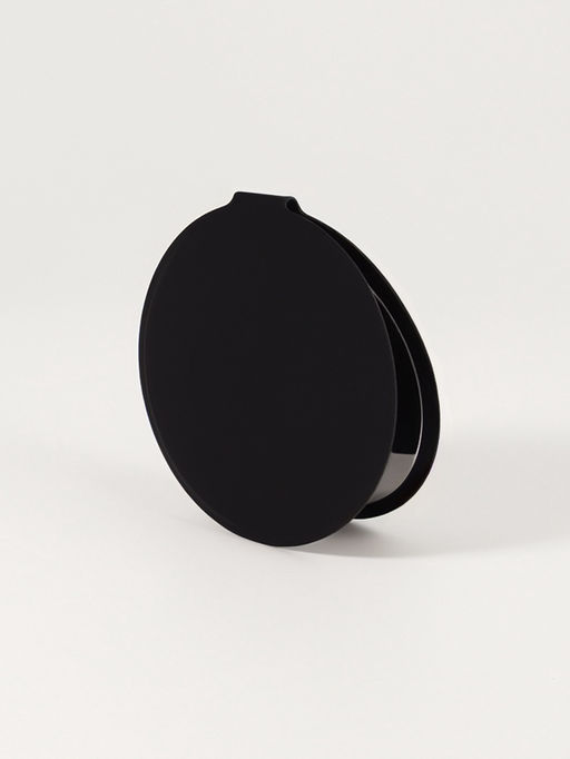 Зеркало складное, d=7.2 см, чёрное