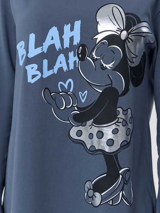 Платье женское домашнее с надписью Blah blah - Mark formelle фото 4