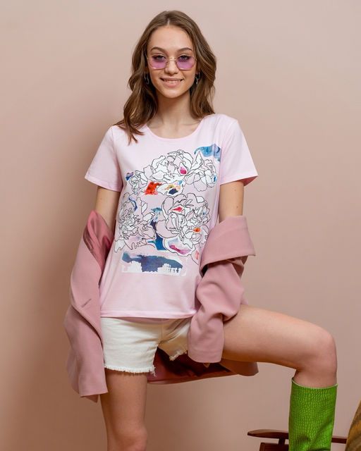 Футболка из хлопка FPP017 - Sahar art lab фото 5