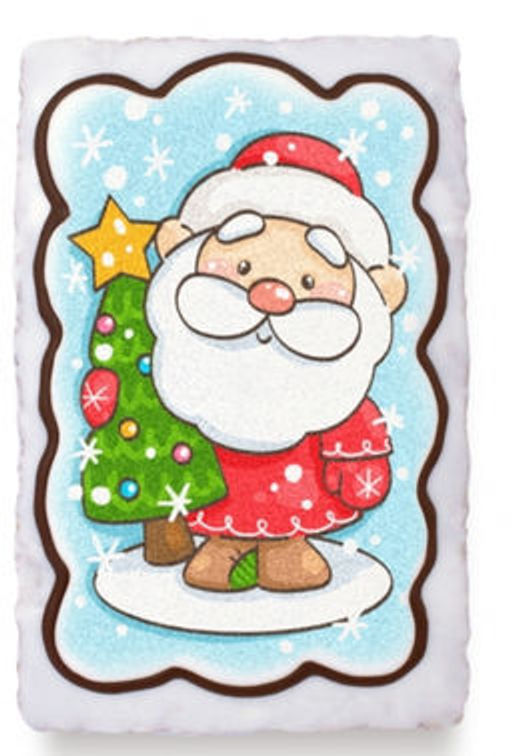 В наличии Расписной пряник "С Новым годом" (в ассортименте) 130 гр